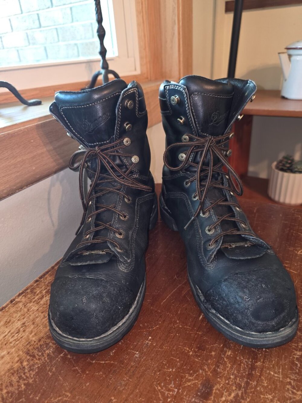 Danner Quarry USA 8" Alloy Toe Work Boots | Mens 12 D | Gore-Tex‎ | Tuff Toe 🏗